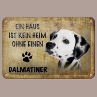 🔥 DALMATINER Hunde Blechschild 🎀 12x18cm OVP 🔥