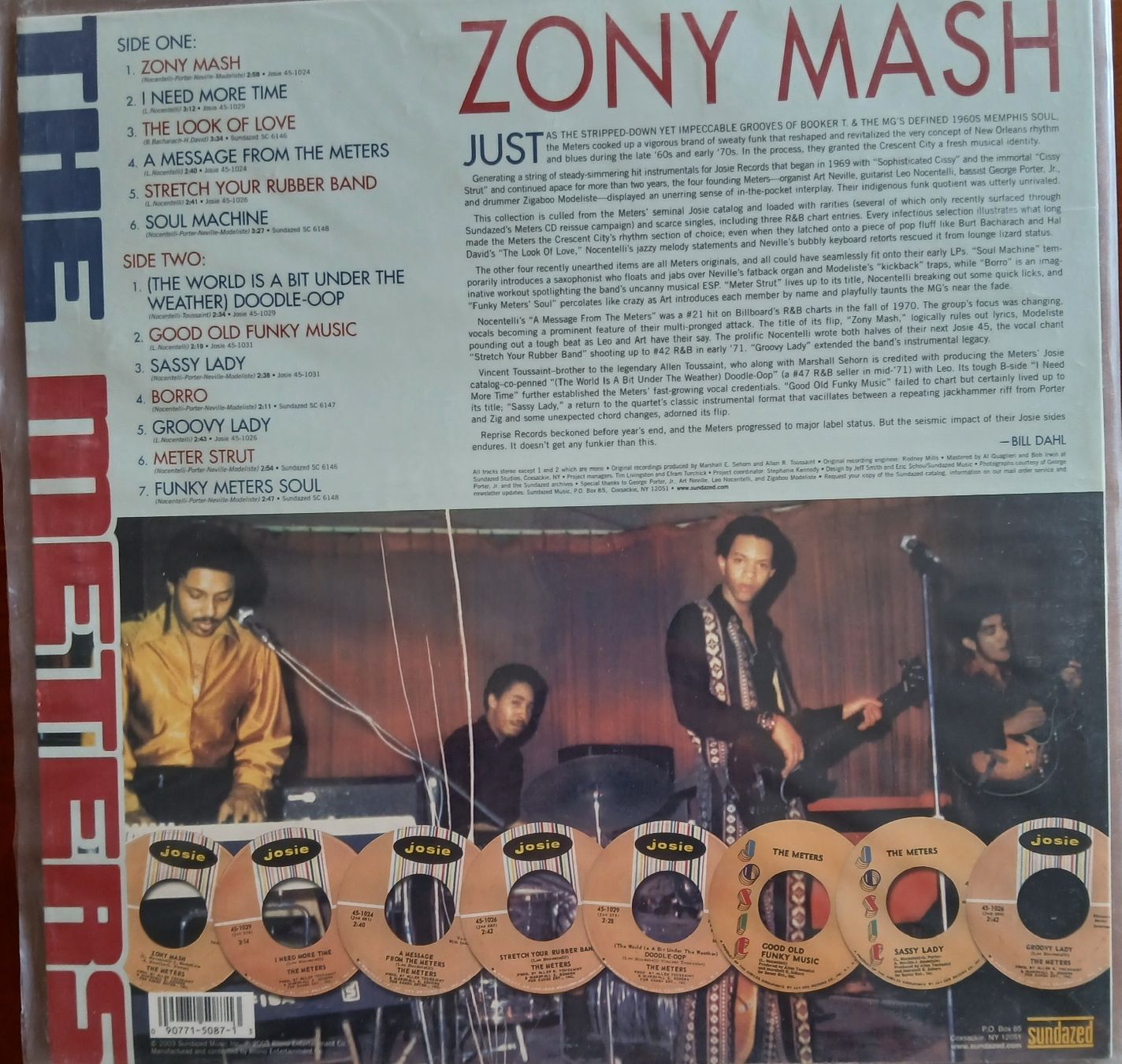 Dischi in vinile: the Meters / zone mash – Nuovo (secondo la descrizione) da Lausanne venduto da Soulbrother 1