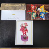 3 Weihnachtskarten Post 1993, 1996, 1997