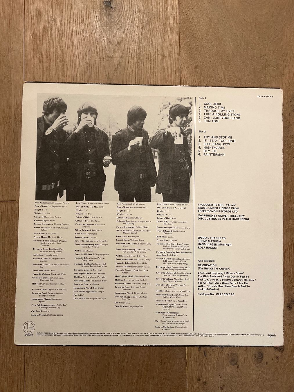 Dischi in vinile: The Creation LP - We Are Paintermen – Usato da Gutenswil venduto da Hamzian 1