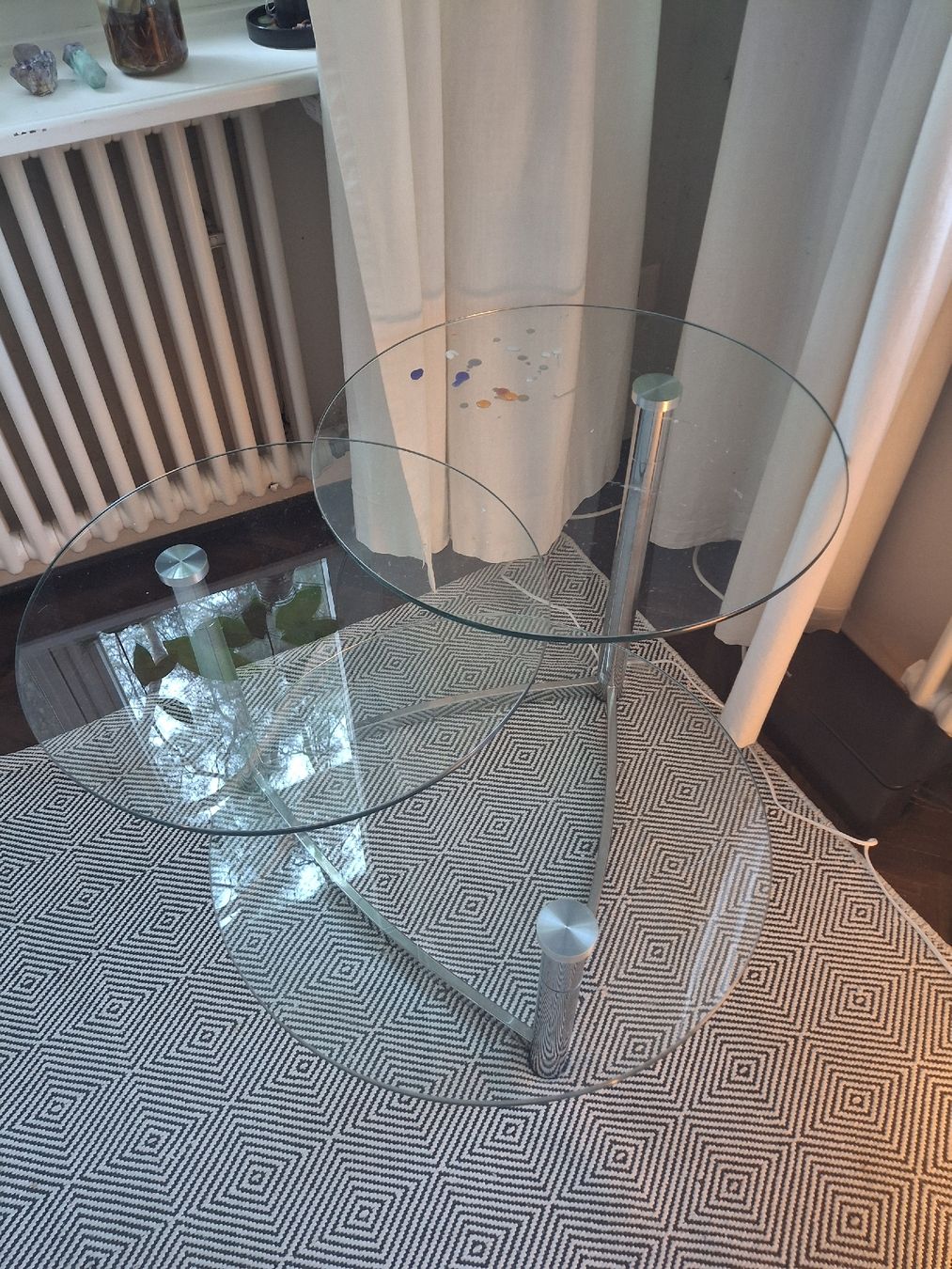 Tavoli: Space Age Style Glas Couchtisch – Usato da Zürich venduto da drebsamen 3