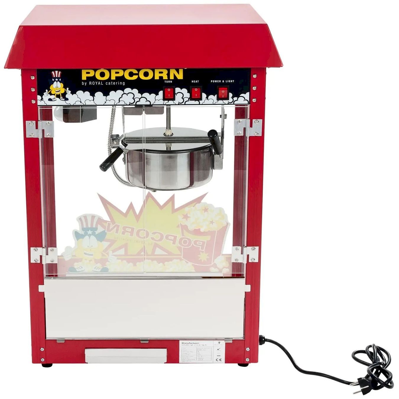 Profigeräte & Gastro: Royal Catering Popcornmaschine mit Wagen – Neu und originalverpackt aus Bottighofen von zaap 2
