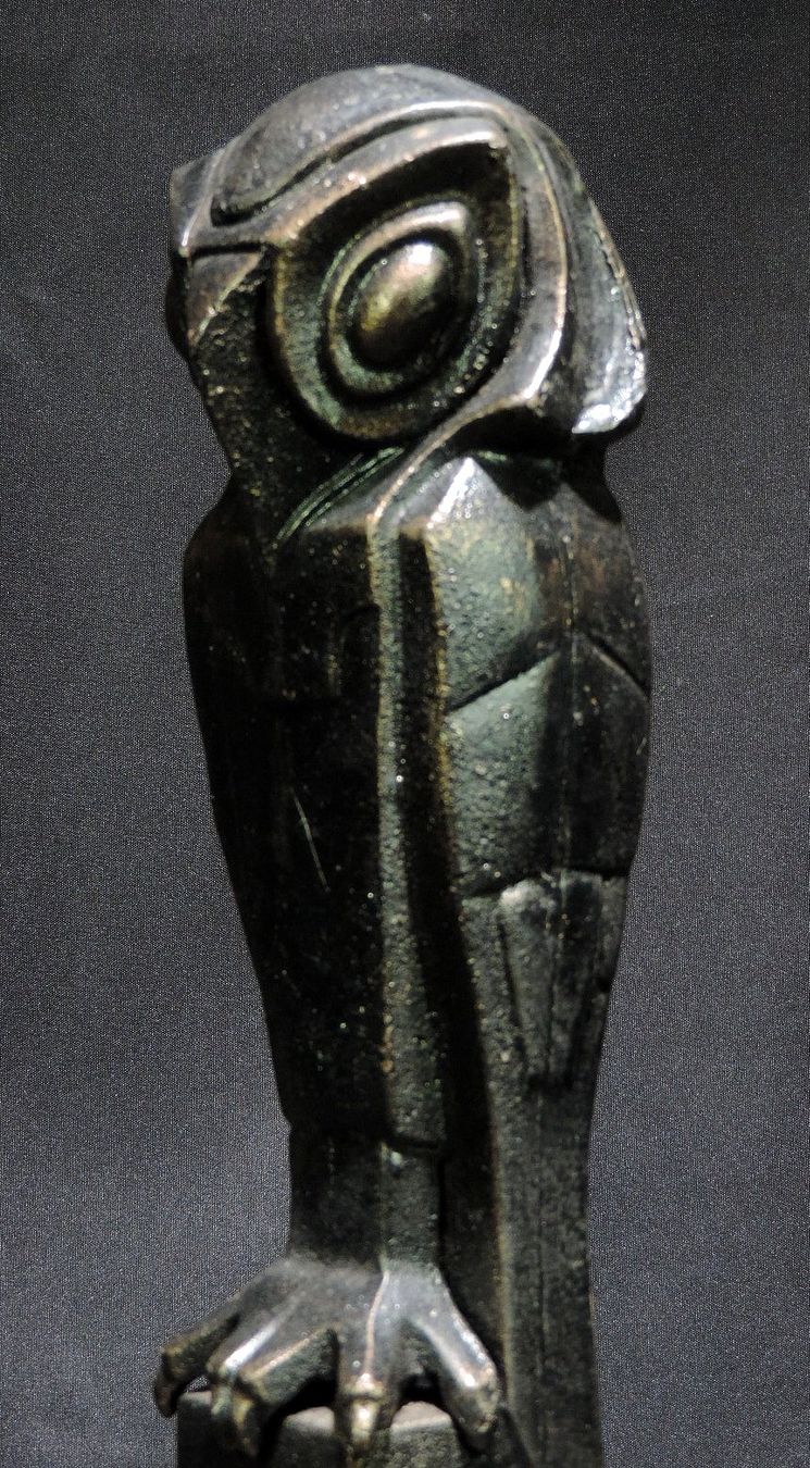 Skulpturen & Statuen: Eule Art Deco, Eisen Figur – Gebraucht aus Duggingen von roterbambus 4