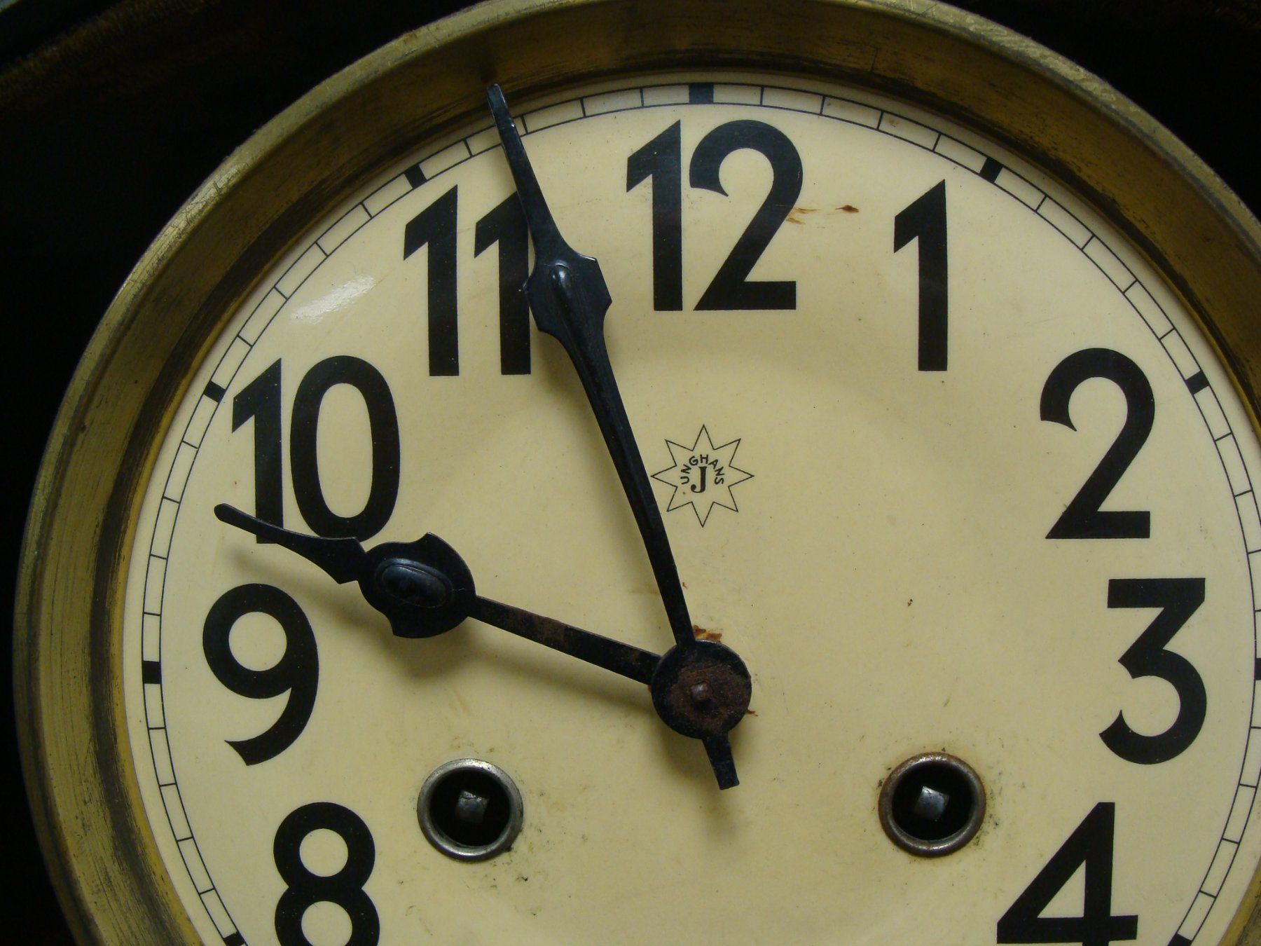 Junghans Orologi da terra & Orologi da parete: KAMINUHR EISEN JUNGHANS PENDULE um 1900 – Usato da Bern venduto da zilicchio 3