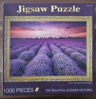 Puzzle "Lavendelfeld im Sonnenuntergang" 1000 Teile