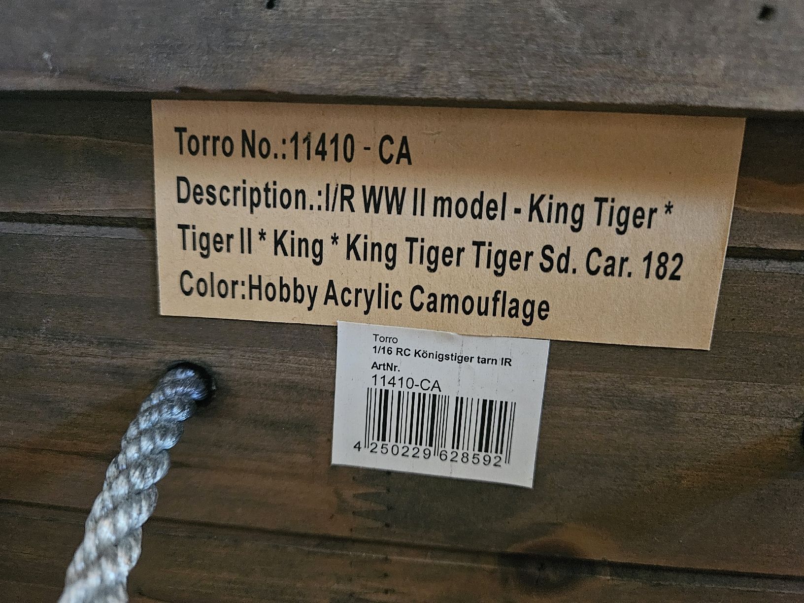 Torro RC Modellbau: Torro Königstiger Rc – Neu (gemäss Beschreibung) aus Seuzach von nsc_tbb6 1