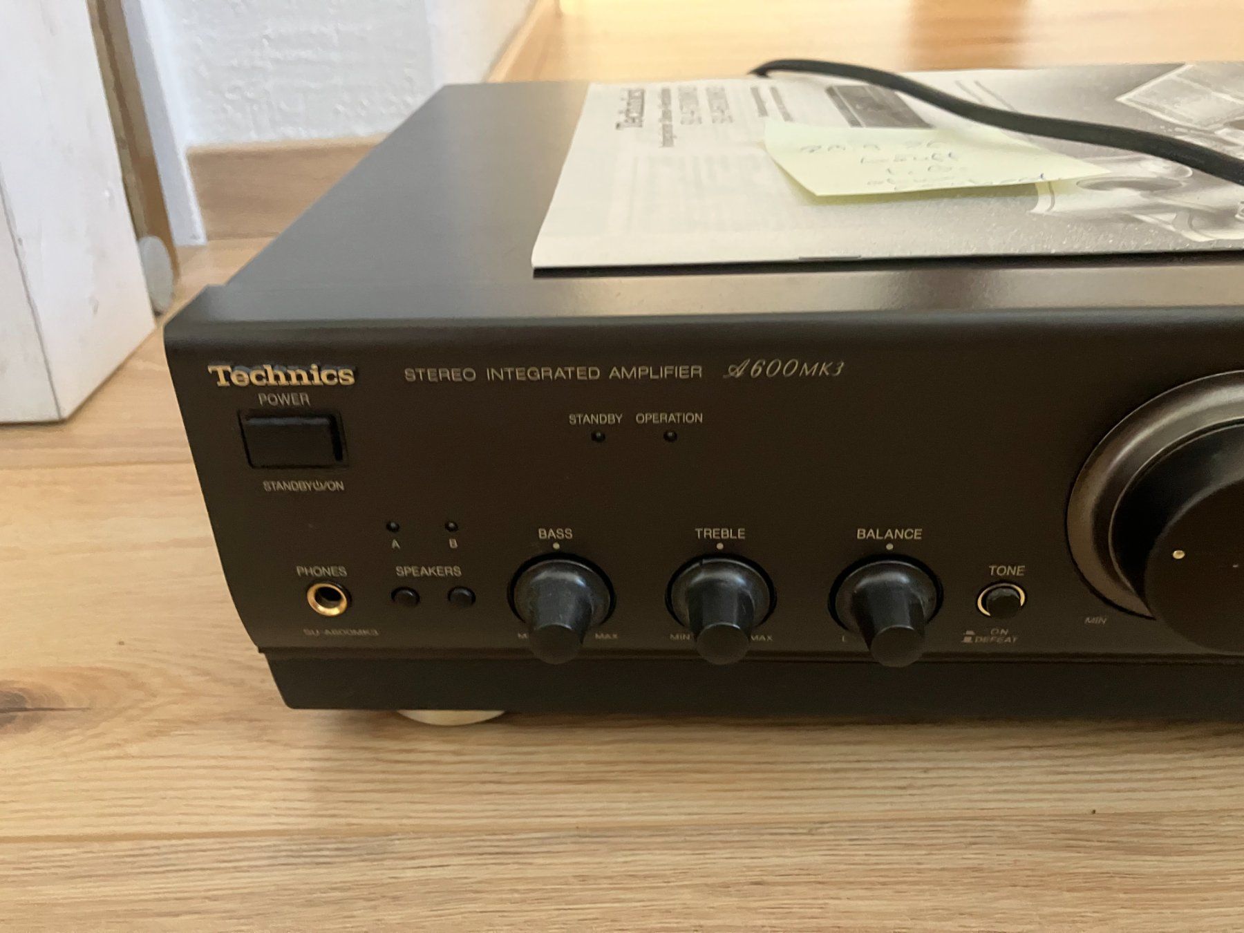Technics Amplificatori: Technics Stereo Integrated Amplifier A 600 MK3 – Usato da Lengnau AG venduto da Mard 1