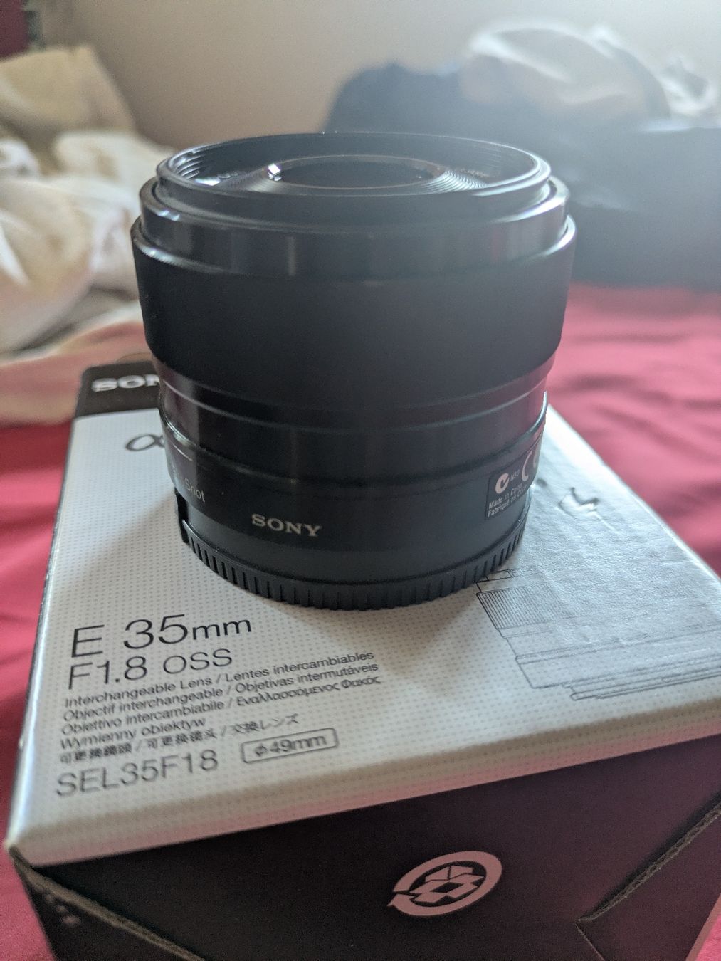 Sony Objektive: Sony E 35mm 1.8 APSC OSS – Gebraucht aus Fribourg von vscott12 1