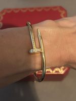 Cartier Juste un Clou Bracelet Klassische Modell Diamanten