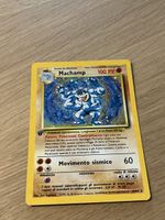 Pokémon Machamp 8/102 Holo – 1re Édition – Base Set Italien