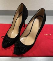 Bally Schuhe, schwarz Wildleder, Gr. 36.5, Top Zustand!