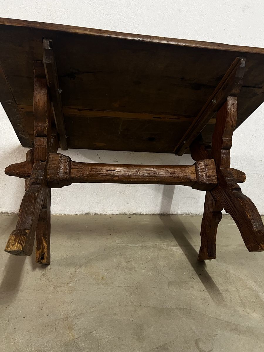 Tables: Antiker Holztisch mit Charme - Einzigartiges Einzelstück – D'occasion à Madiswil par Bilranis1071 3