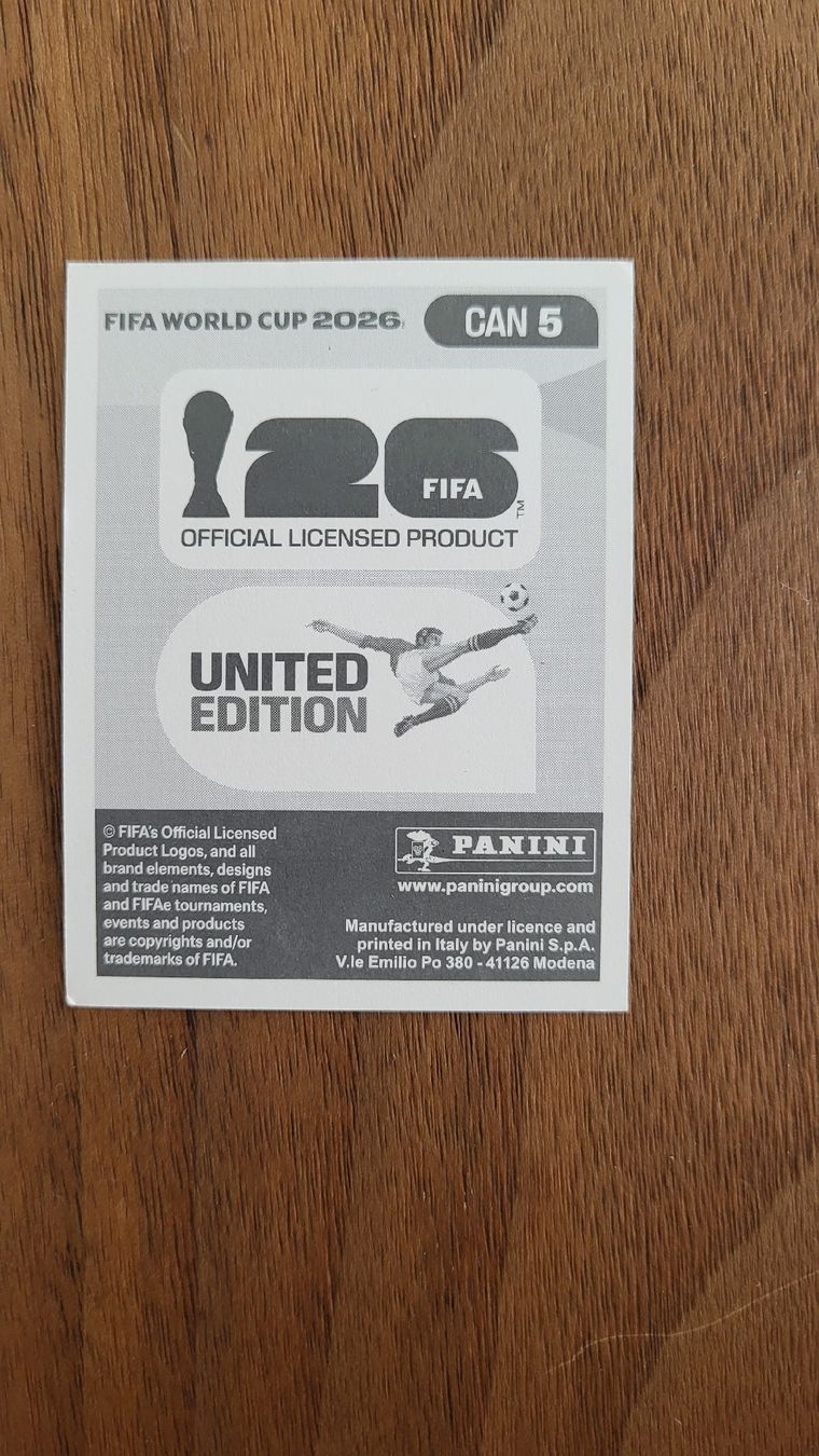 Panini Carte collezionabili: WM CAN 5 Samuel Adekugbe FIFA Panini 2026 – Nuovo (secondo la descrizione) da Triesen venduto da stephanieschurti 1