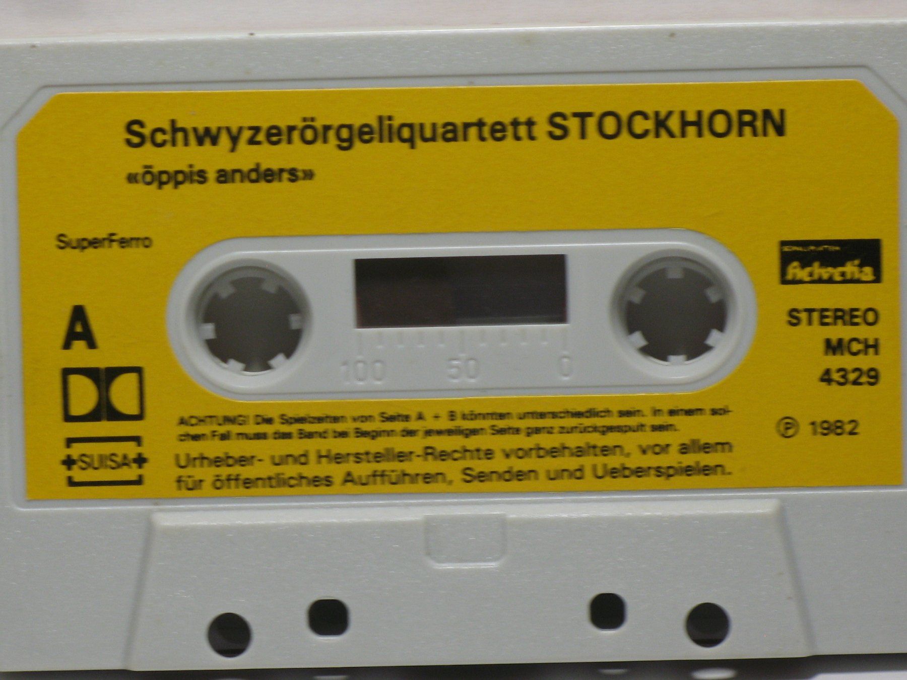 Musicassette: SCHWYZERöRGELIQUARTETT  STOCKHORN  "öppis anders" – Usato da Langnau i. E. venduto da mar_hw58 3