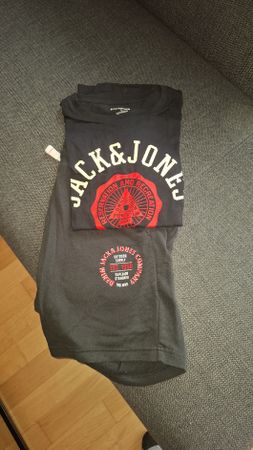 Jack & Jones T-Shirt und Hose Set schwarz Grösse L fast neu