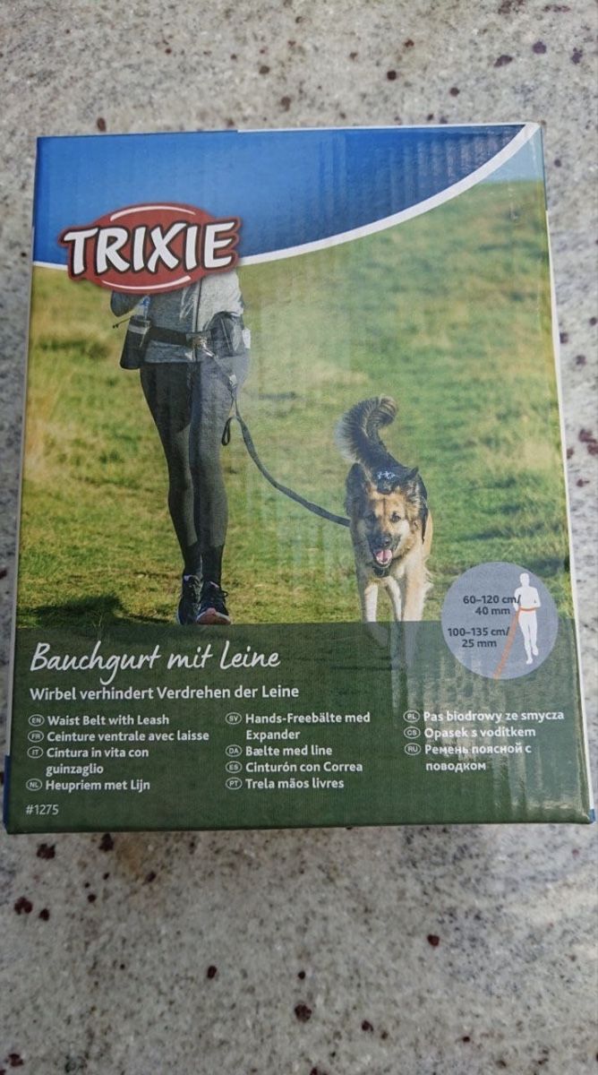 Trixie Guinzagli & Collari: Trixie Bauchgurt mit Leine neu – Nuovo e nell'imballaggio originale da Aegerten venduto da pam1986