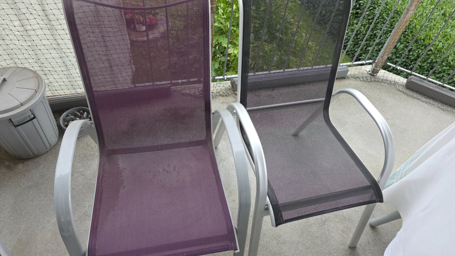 Set tavolo e sedie: Gartentisch Glas mit Stühlen – Usato da Luzern venduto da Alpix 7