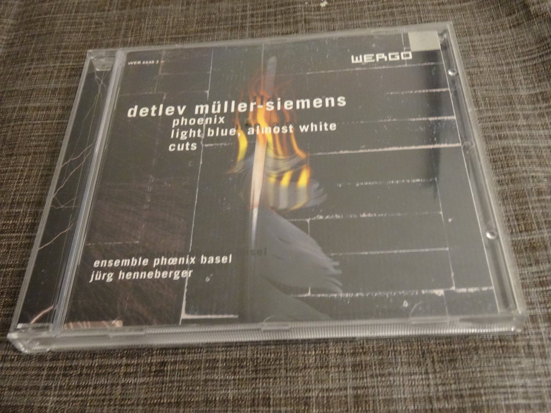 CD: Detlev Müller-Siemens - Phoenix  Light Blue almost white CD – Usato da Olten venduto da Disc-Ausverkauf