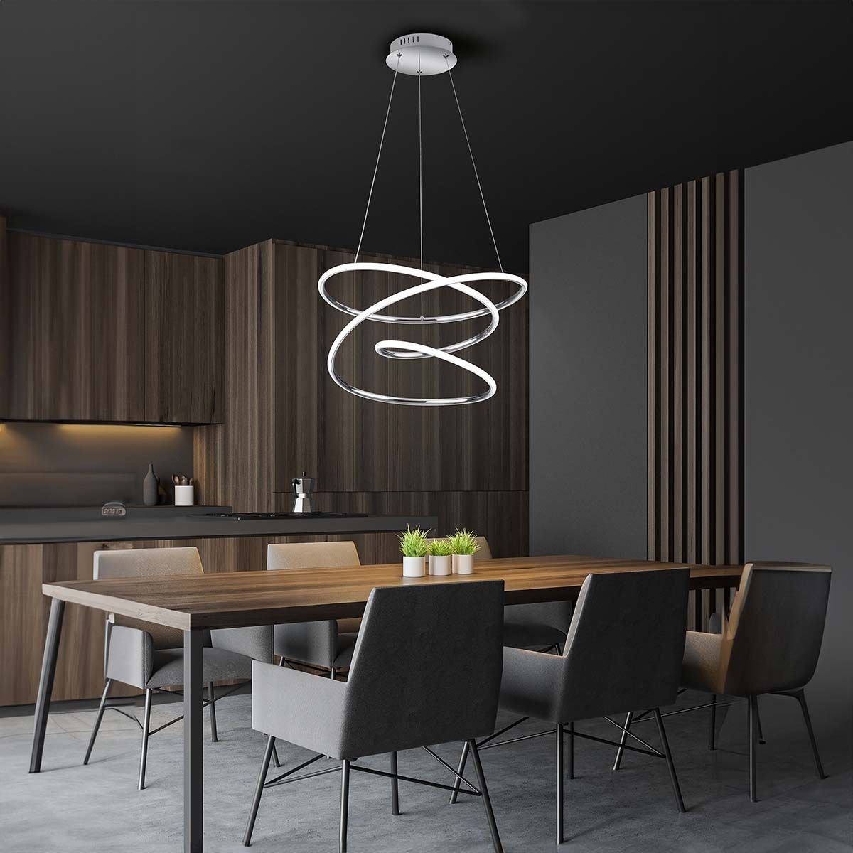 Lampadari & plafoniere: LED Pendelleuchte, Spirale, 50 cm Ø – Nuovo (secondo la descrizione) da Kreuzlingen venduto da Smart-Light 1