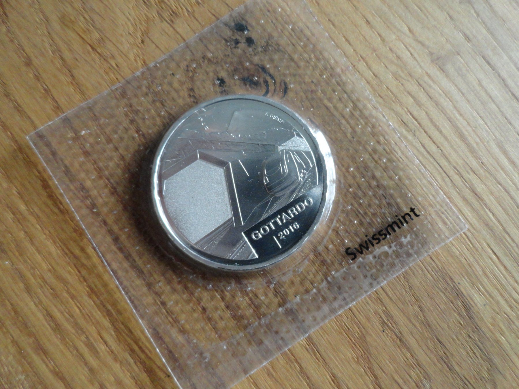 Alle Münzen: 20 Fr. Sondermünze 2016 - Silber - Gottardo – Neu und originalverpackt aus Gerlafingen von Shiva_74 1