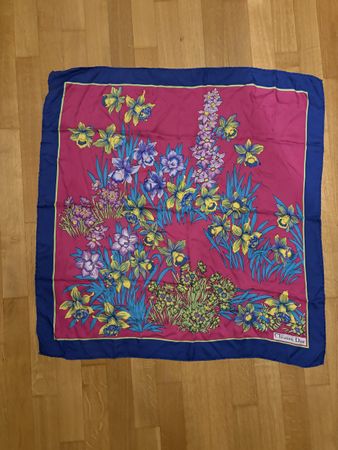 Christian Dior scarf floral