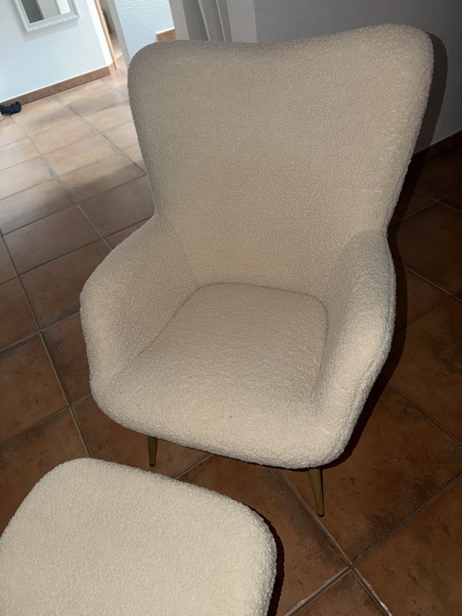 Jysk Poltrone: Fauteuil Jysk tissu bouclette – Nuovo (secondo la descrizione) da Biel/Bienne venduto da SZ_1291 2