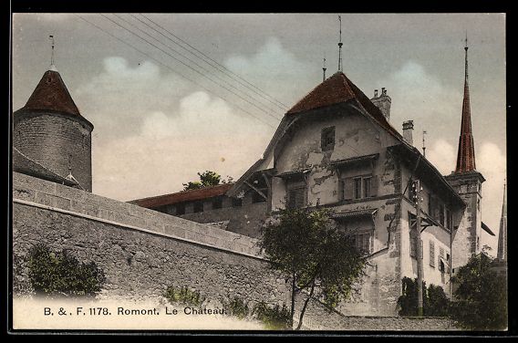 Cartes postales: AK Romont, Le Chateau – D'occasion à Berlin par bartko-reher