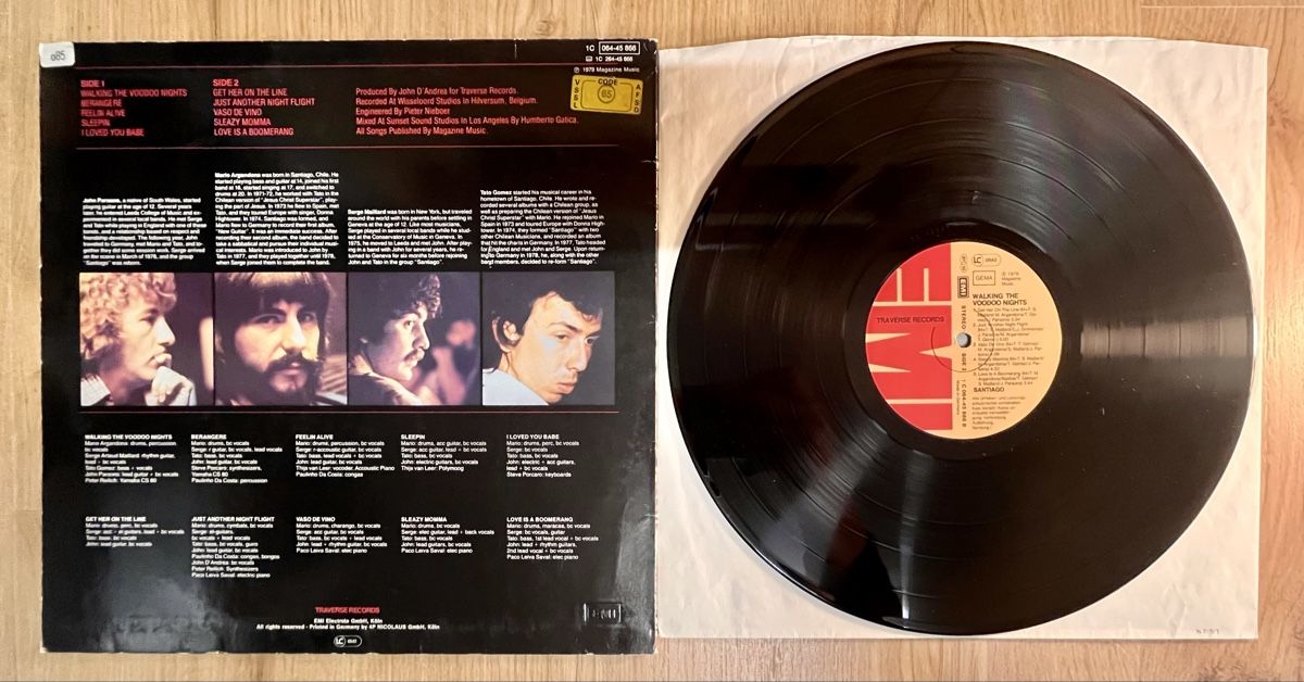 Dischi in vinile: Santiago - Walking the Voodoo Nights – Usato da Oberstammheim venduto da Heyjinroh 1