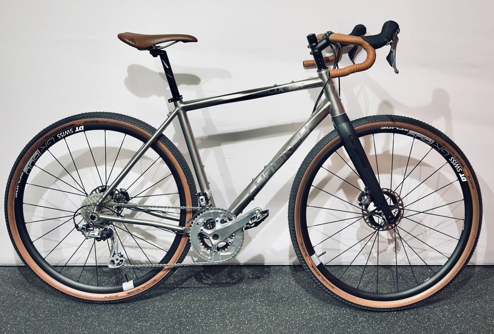 Titanium adventure store bike