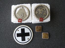 Schweizer Armee Set Abzeichen