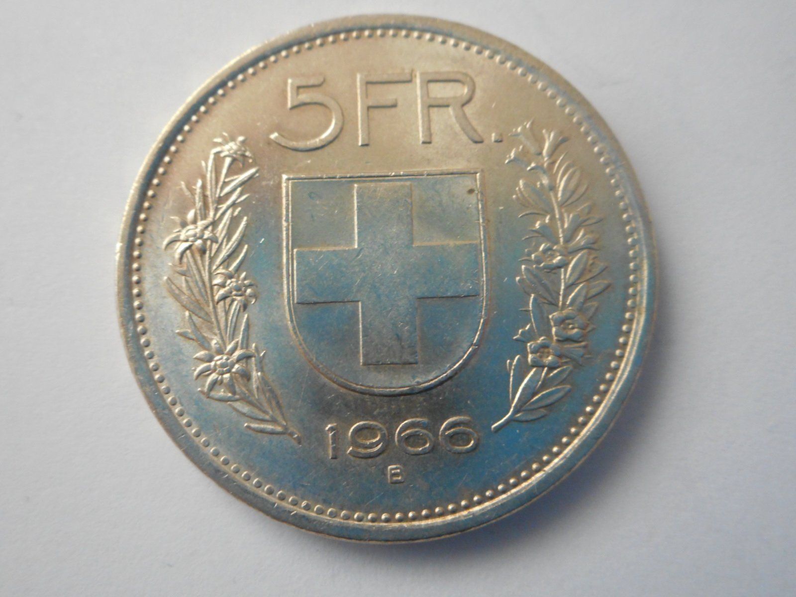 Toutes les monnaies: 5 Fr. 1966 silber – D'occasion à Kriegstetten par pizlad2010 1