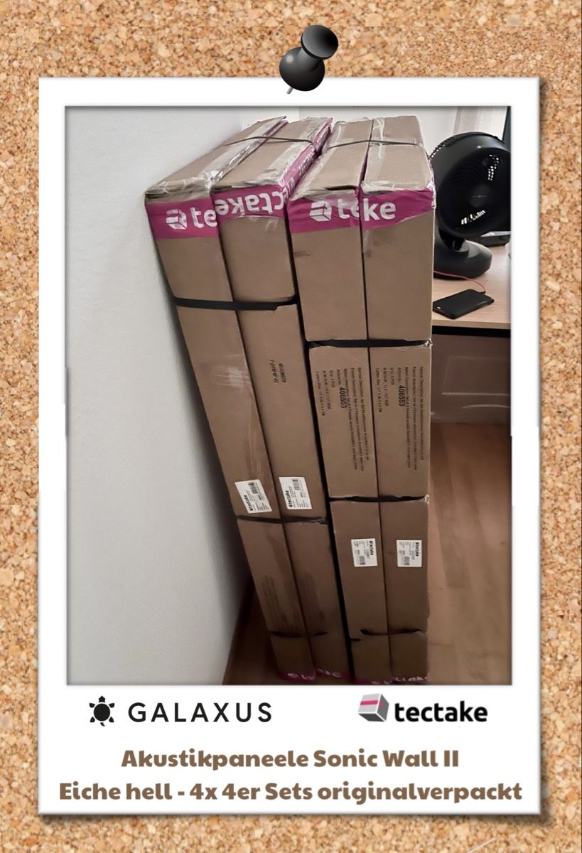 Sonstiges Zubehör: Akustikpaneele Sonic Wall II - Eiche hell, 5 4er-Sets NEU – Neu (gemäss Beschreibung) aus Murten von Anne.M 1