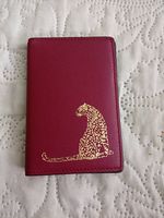 Cartier Panthère passport holder, burgundy