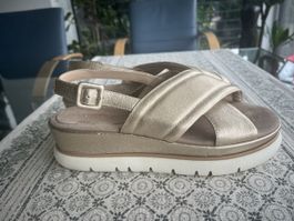Konstantin Starke Sandalen, Gr. 38.5, Gold - Sommer Look!