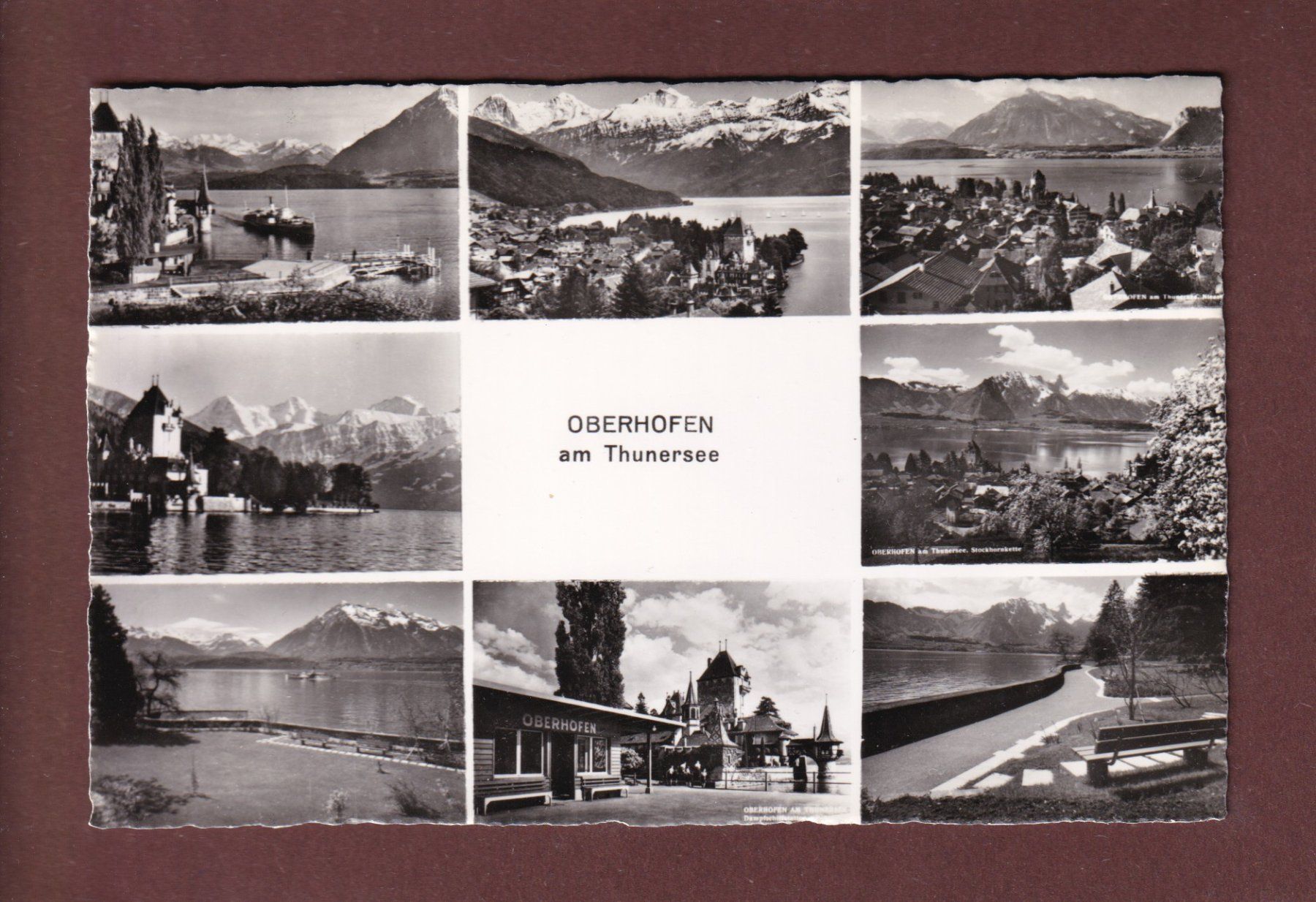 Cartes postales: OBERHOFEN - 8 Bilder - 1958 – D'occasion à Pully par nicecards-shop