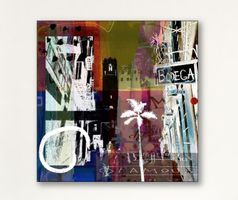 Barcelona Urban Pop Art Kunst Modern City Bodega Bild Palme