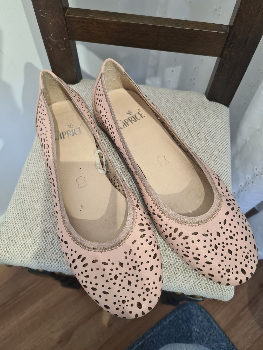 Scarpe da donna: Caprice Ballerinas, Grösse 38, Sommer Look, Rosa – Usato da Adligenswil venduto da FriedasWelt
