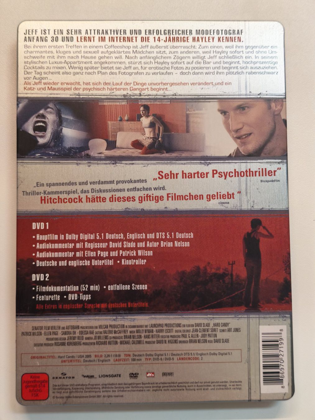 Tutti i DVDs: Hard Candy - DVD-Steelbook – Usato da Liestal venduto da Kratzilla 2
