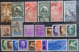 Italien ex. Kat. 100-332 */gest. 1911/30 Kat. 80 Euro