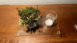 Kerzenständer aus Glas- eigene Produktion