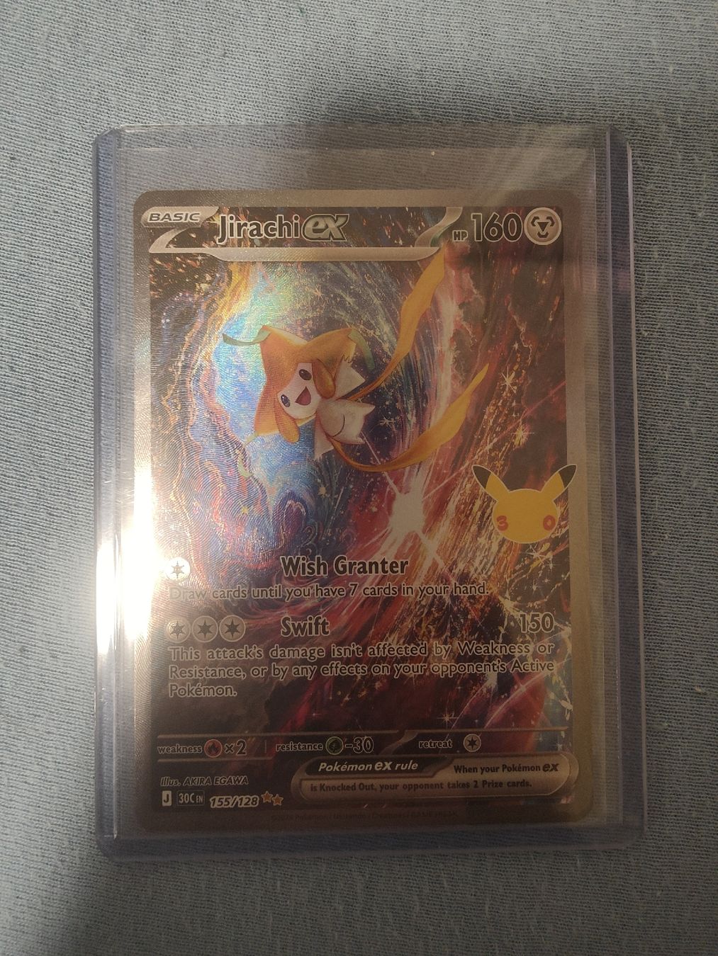 Pokémon Sammelbilder & Trading cards: jirachi ex 155/128 30th – Gebraucht aus Mettendorf TG von tim_v2p6