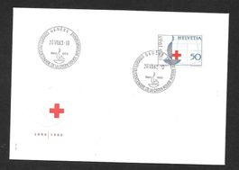 Sonderbrief S. 562 100 Jahre Rotes Kreuz Genève 28.8.1963