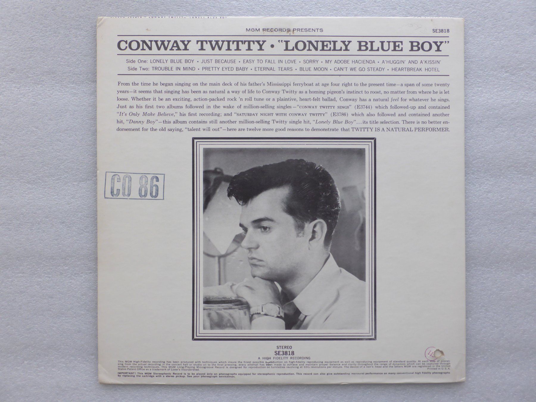 Dischi in vinile: VINYL  LP  CONWAY TWITTY – Usato da Küssnacht am Rigi venduto da Sunnestrahl 3