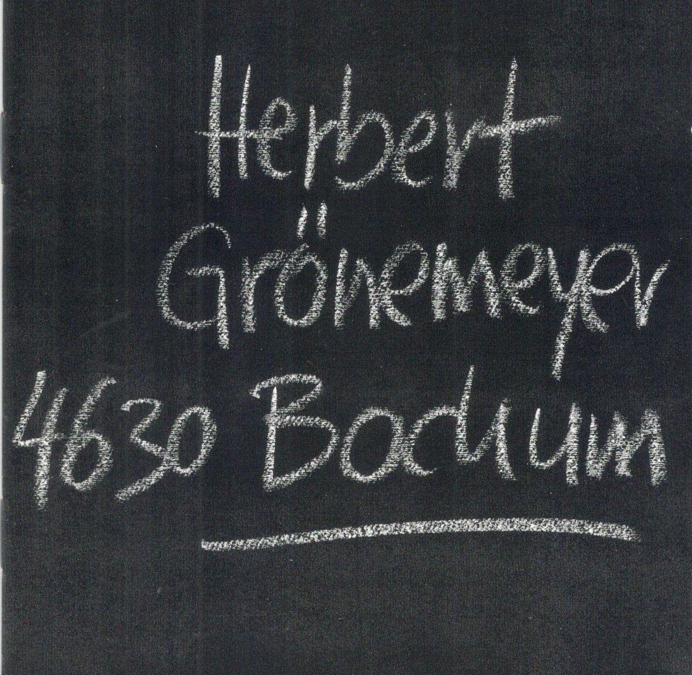 CD: Herbert Grönemeyer CD  4630 Bochum – Usato da St. Margarethen TG venduto da Smiley-Face