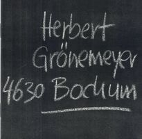 Herbert Grönemeyer CD  4630 Bochum