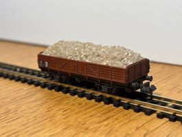 S0218: Güterwagen, beladen (Spur N)