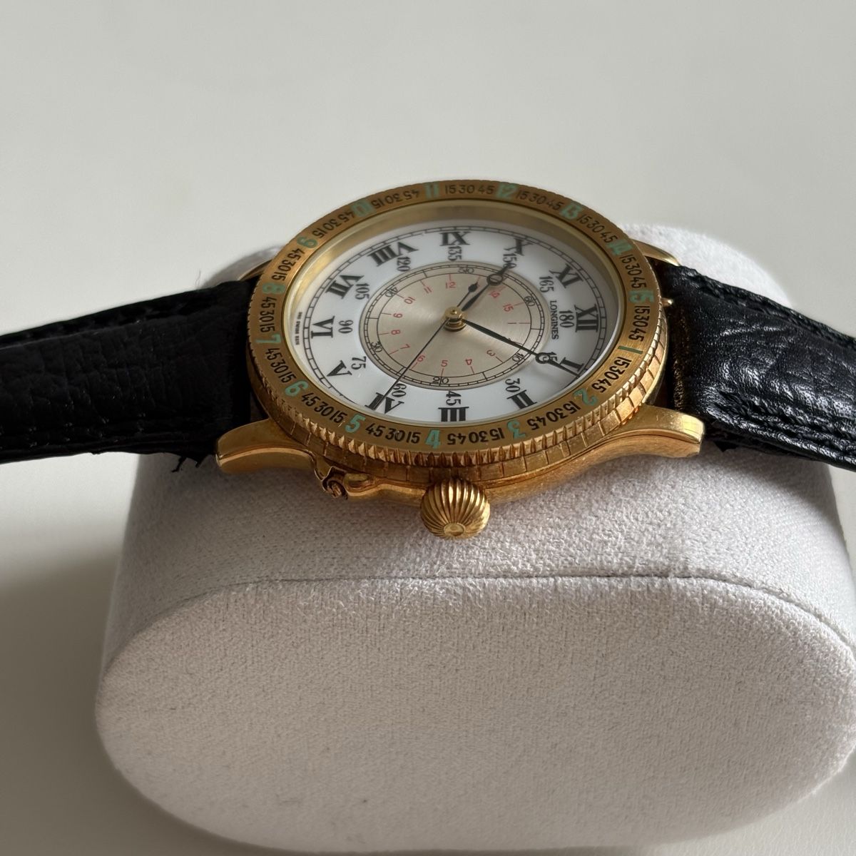 Longines Orologi: Longines Hour Angle 18K Gold Automatic 989.5216 – Usato da Winterthur venduto da LaBodega 7