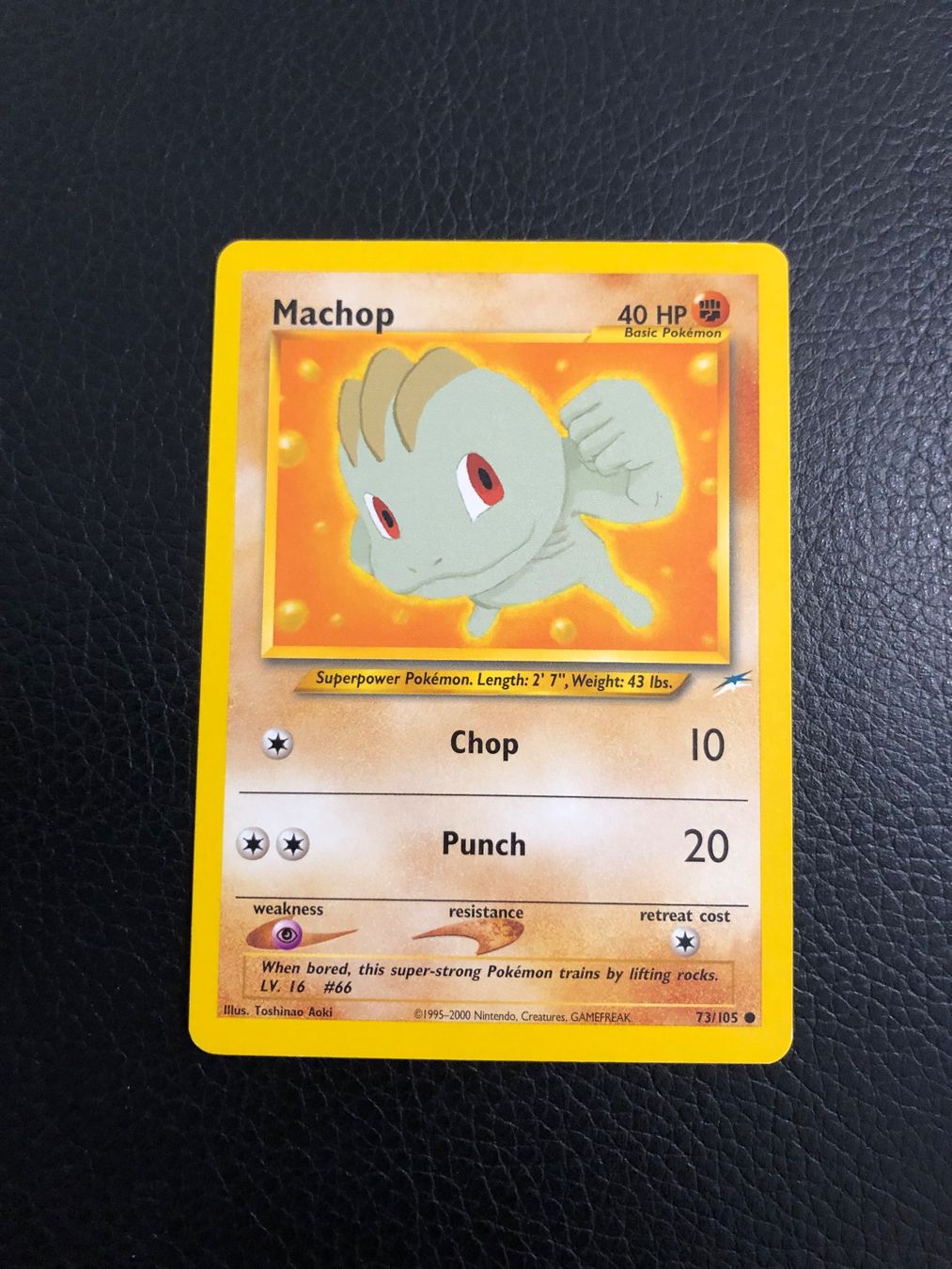 Pokémon Carte collezionabili: Neo destiny - Machop 73/105 Ab 1 – Usato da Paradiso venduto da Pkmn10