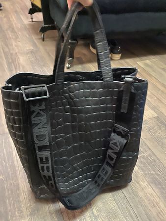 LIEBESKIND LEDER SHOPPER SCHWARZ