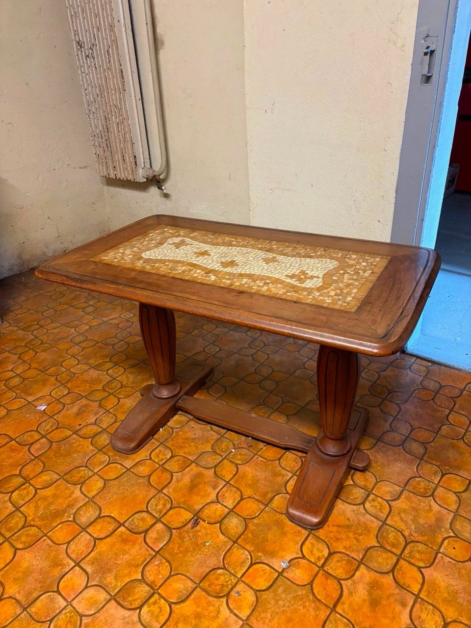 Tables: Mid-Century Mosaik-Couchtisch – D'occasion à Ins par ab_80 1